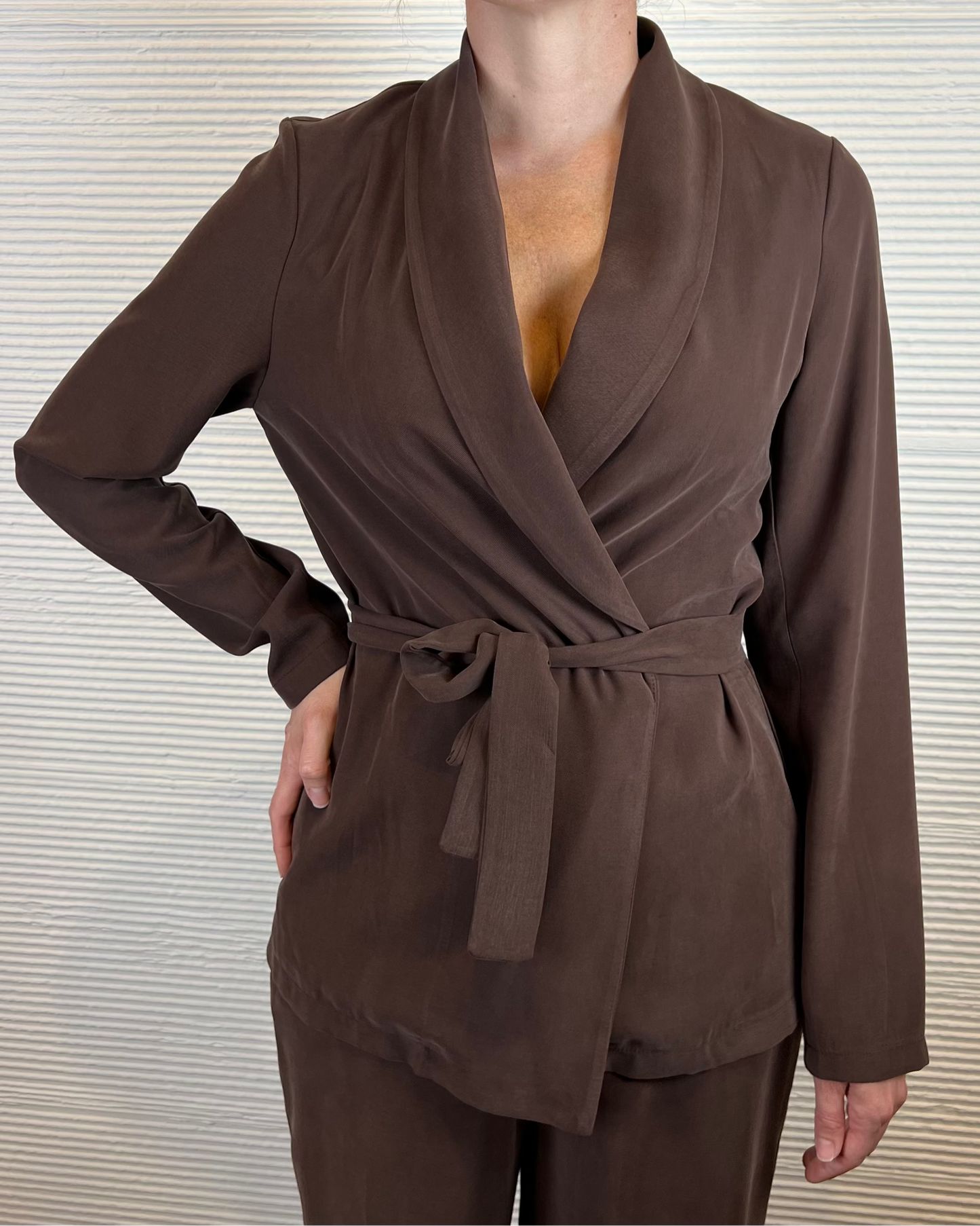 Giacca kimono con fusciacca