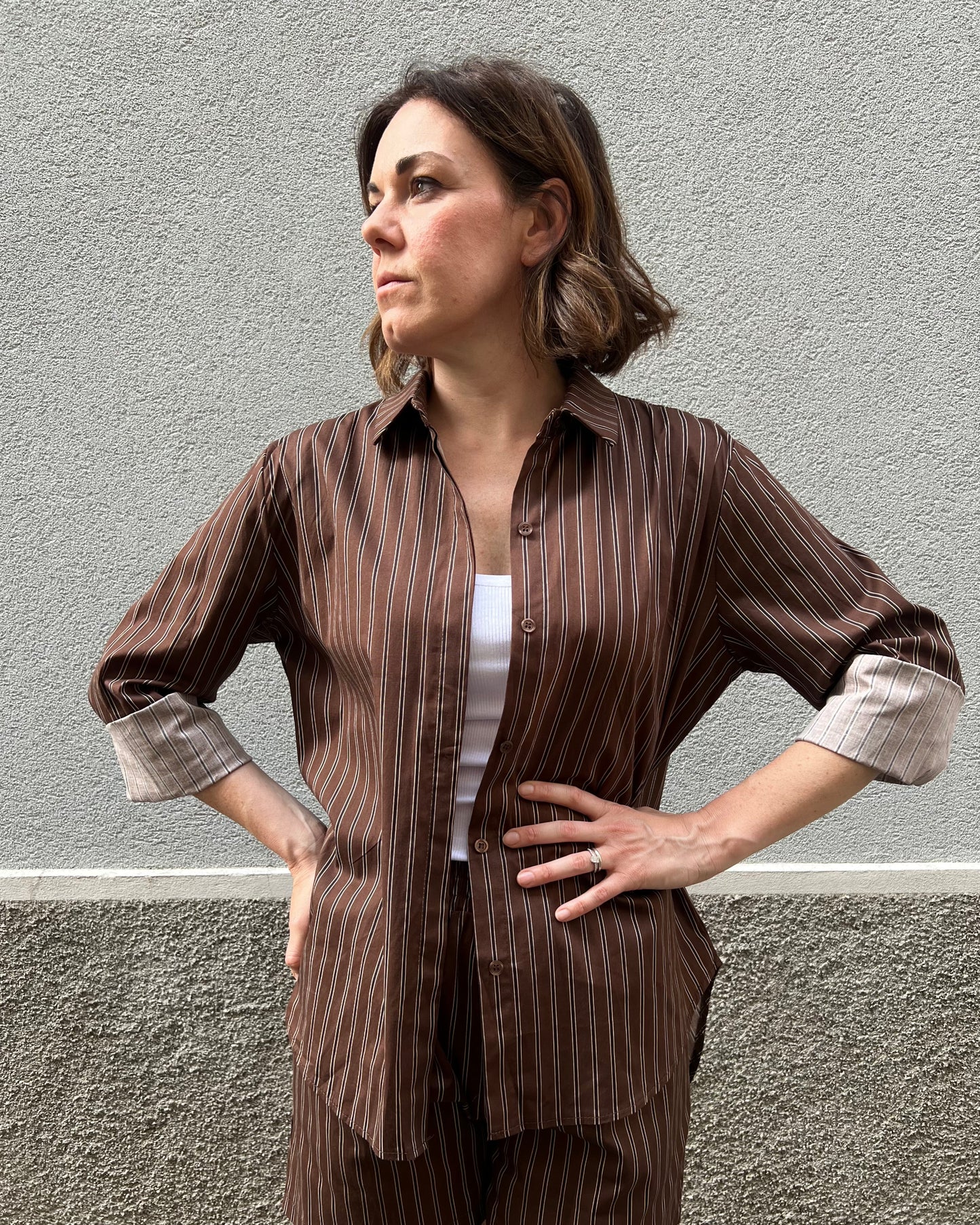 Camicia a righe