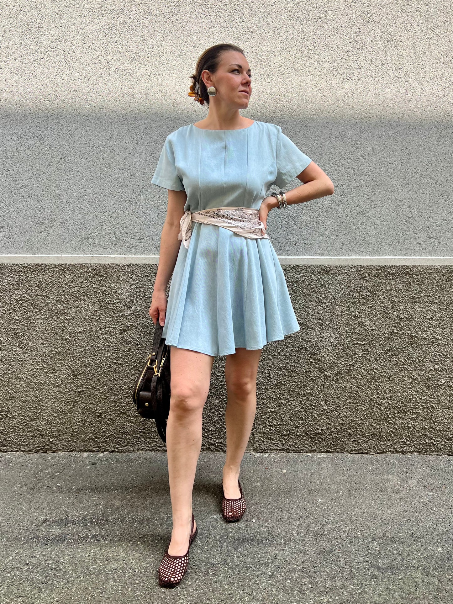 Abito azzurro