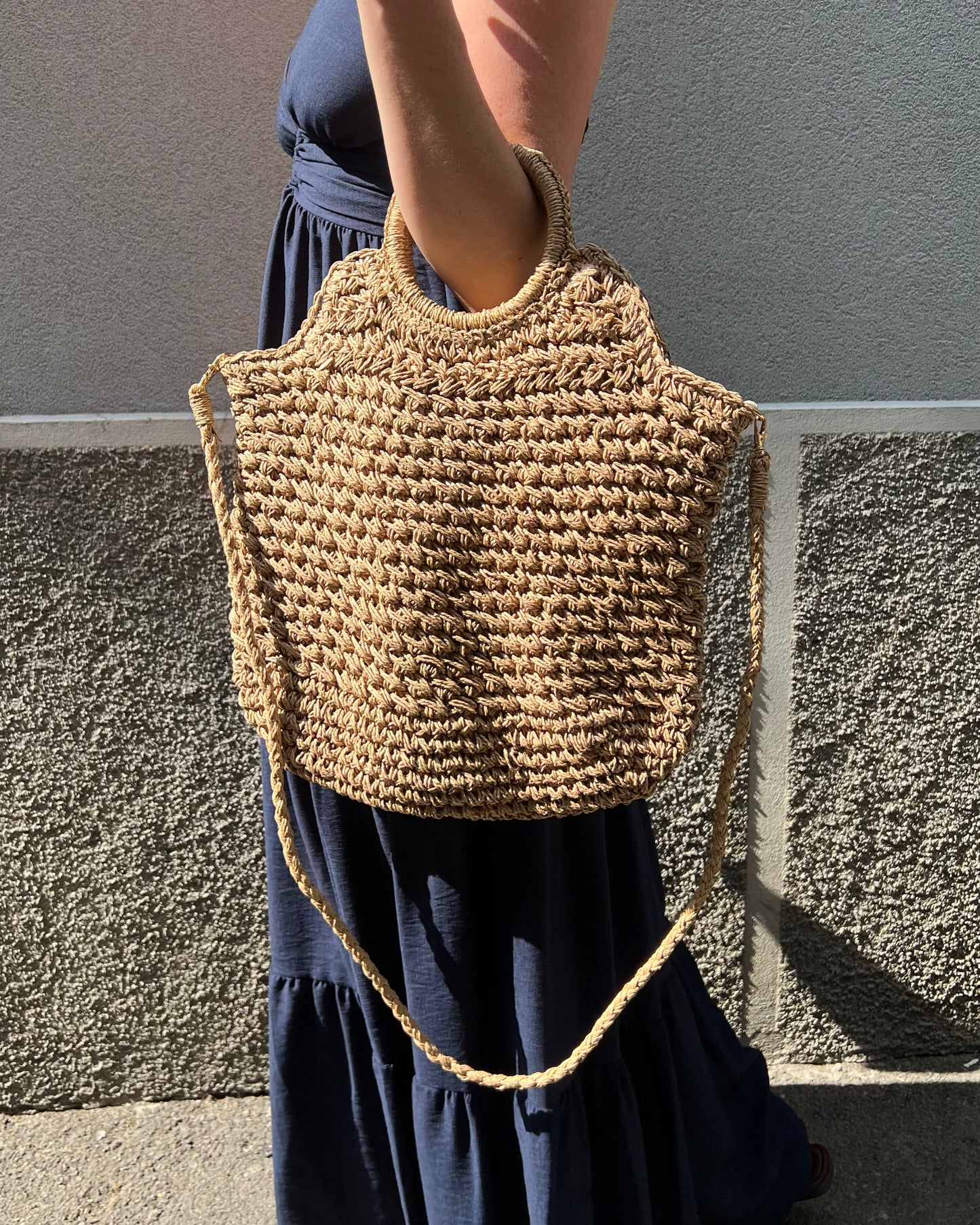 Tote Bag in Rafia