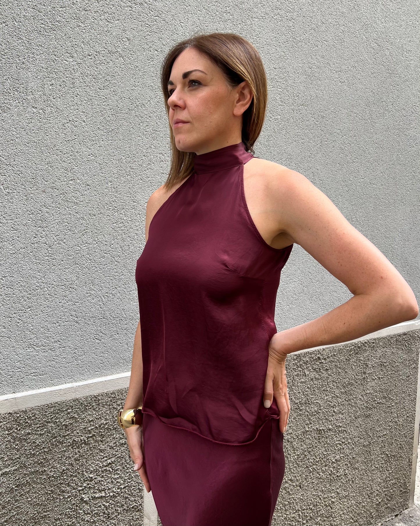 Top scollo halter