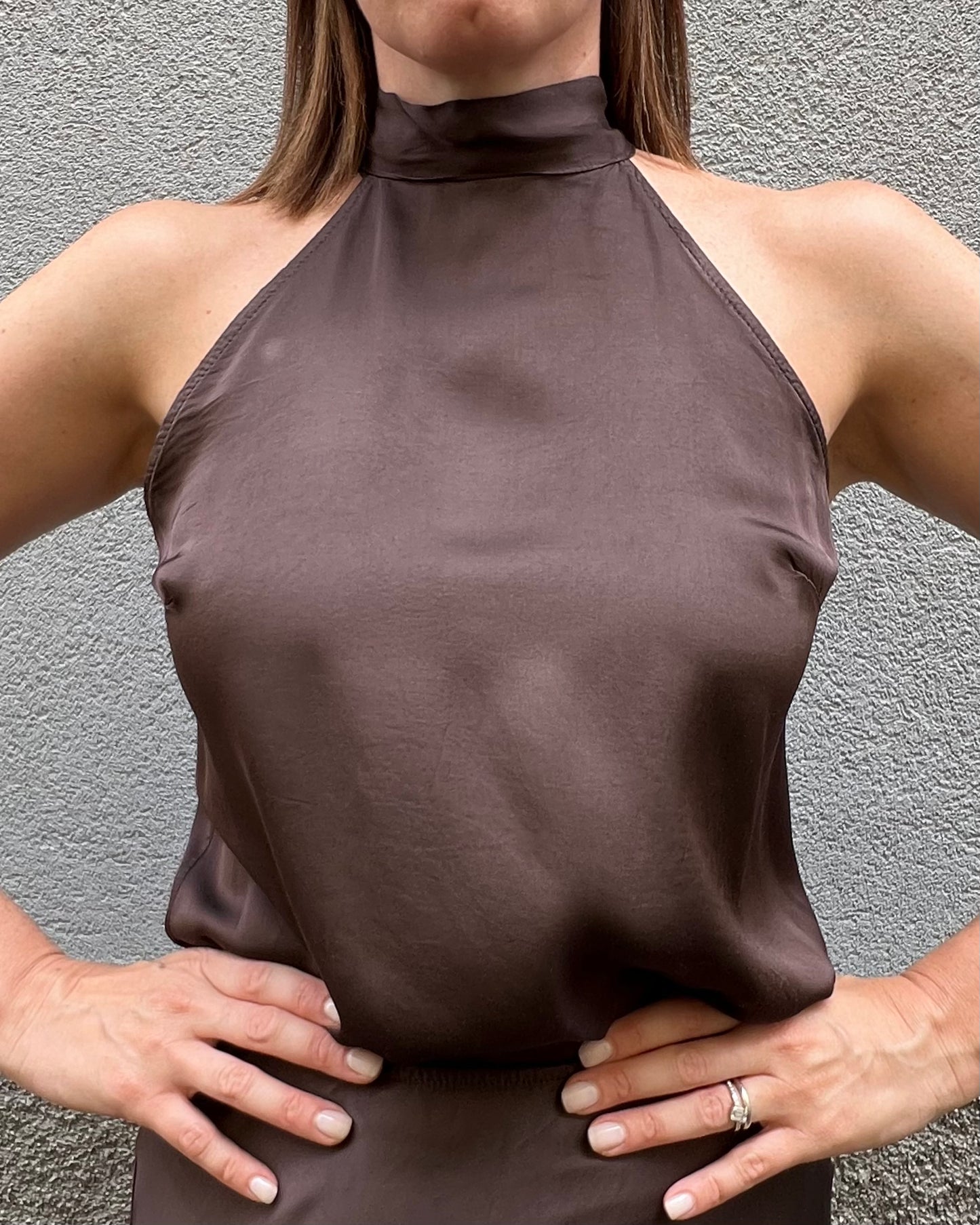 Top scollo halter