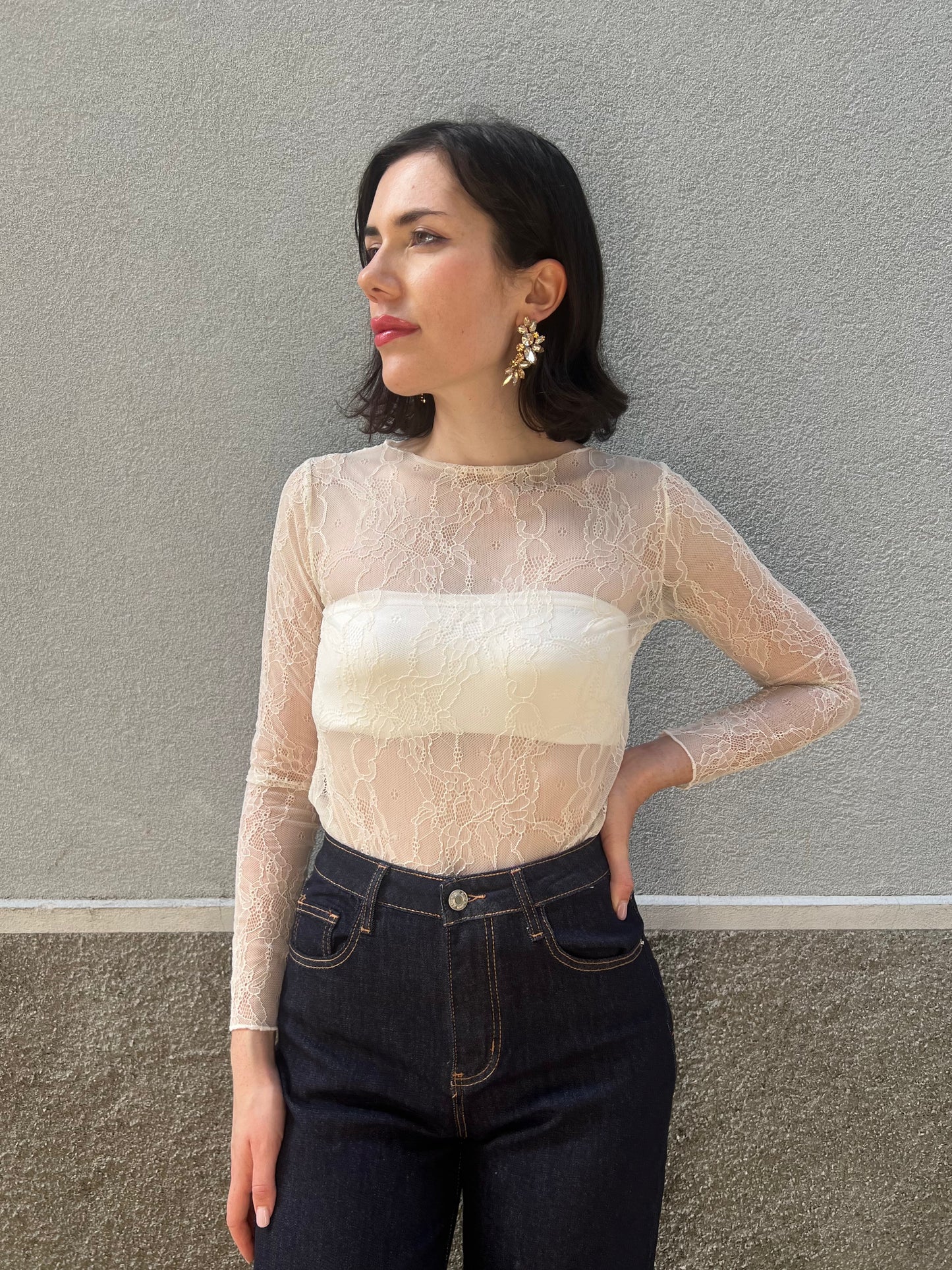 Maglia in pizzo