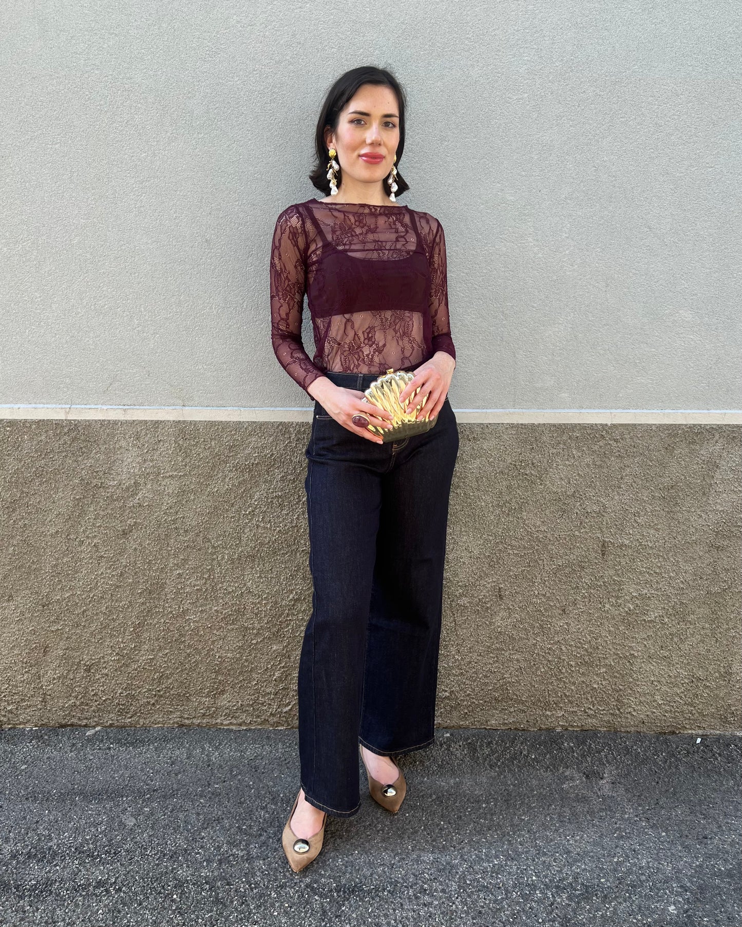 Maglia in pizzo