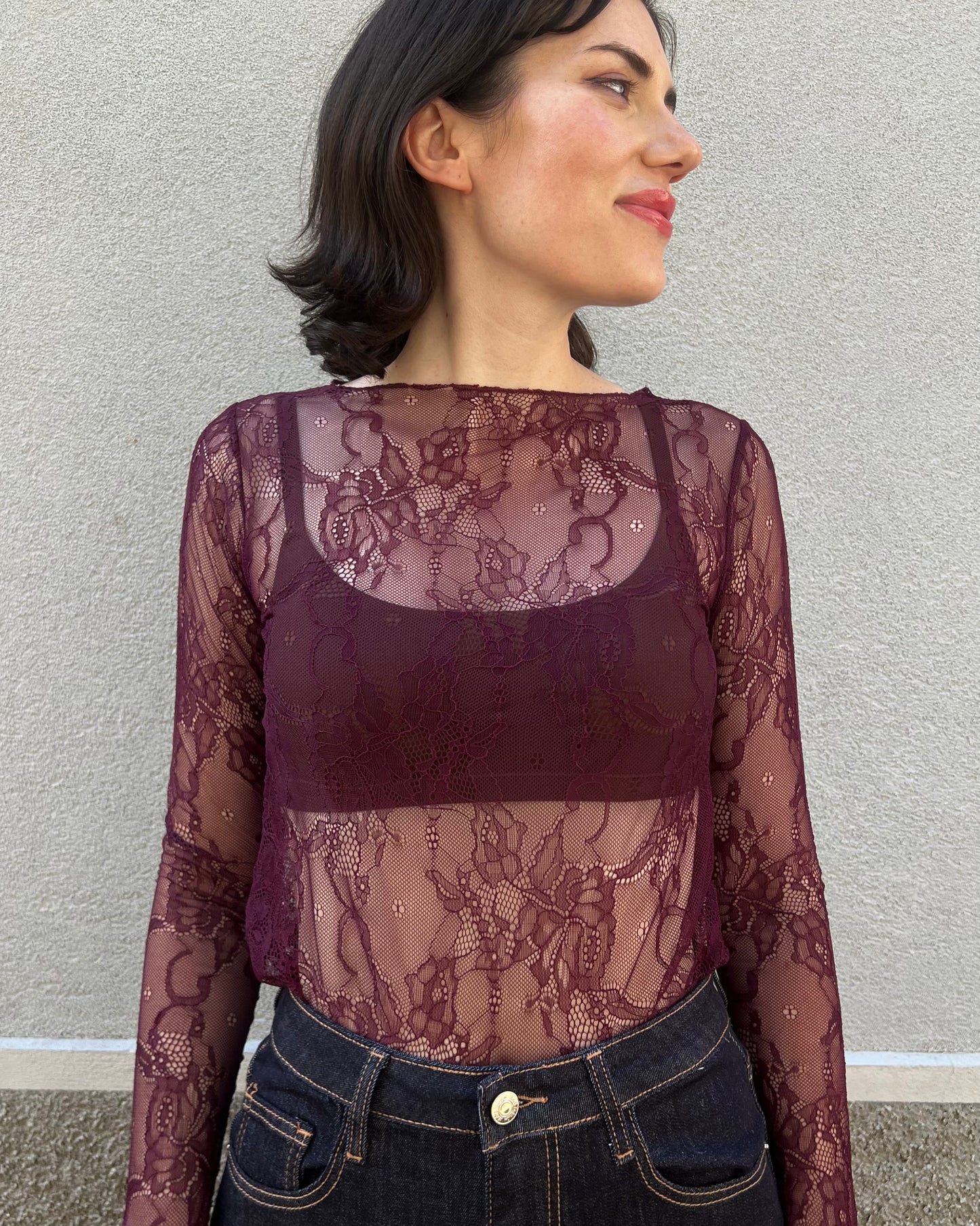 Maglia in pizzo