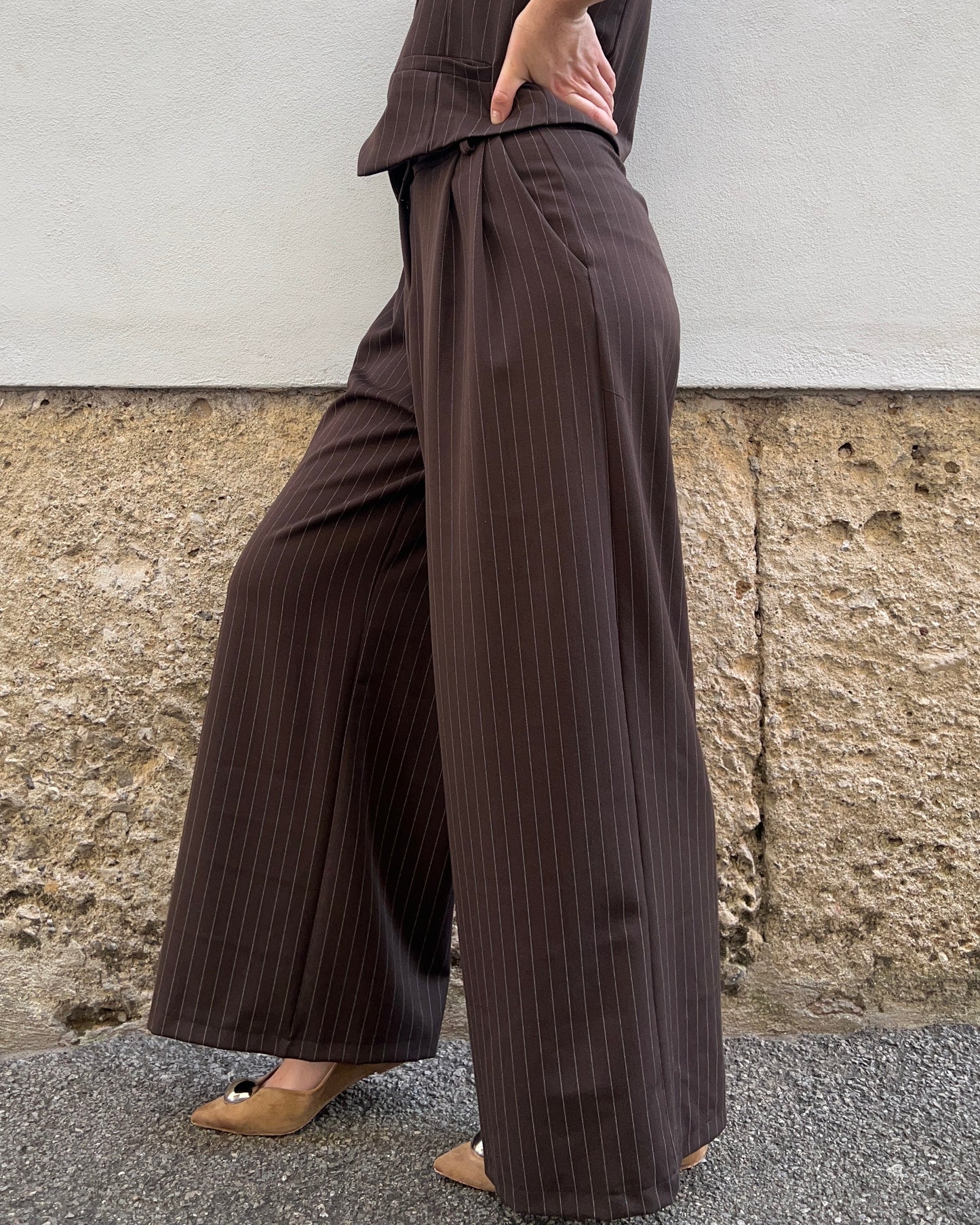 Pantalone Chocolate gessato