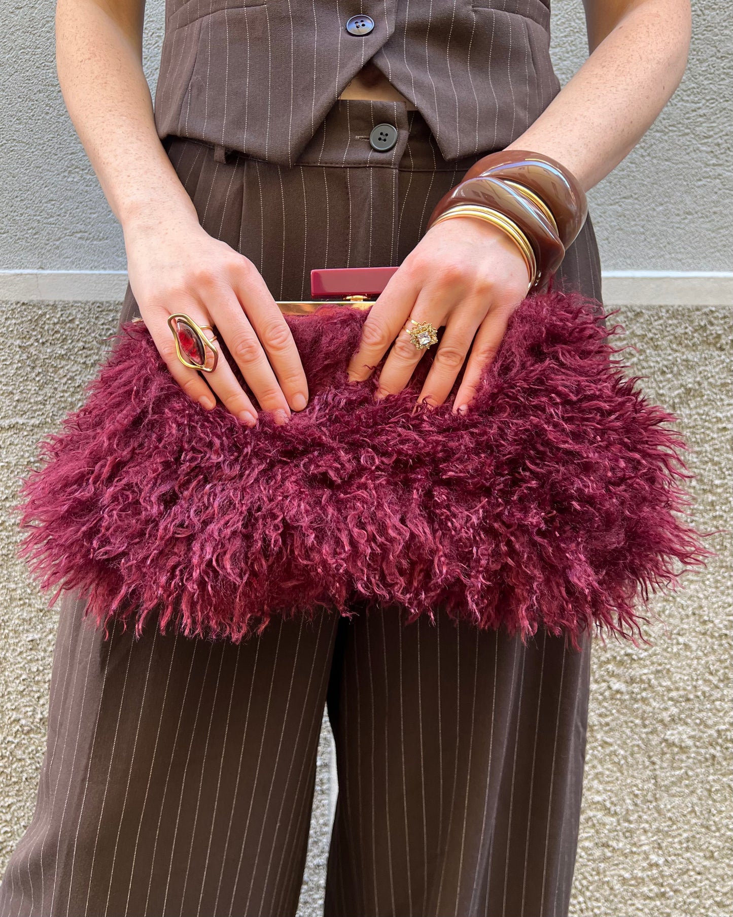 Borsa in pelo