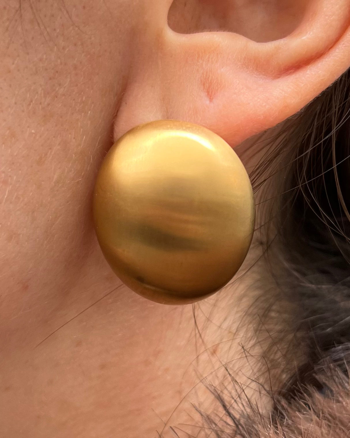 Orecchini rotondi golden