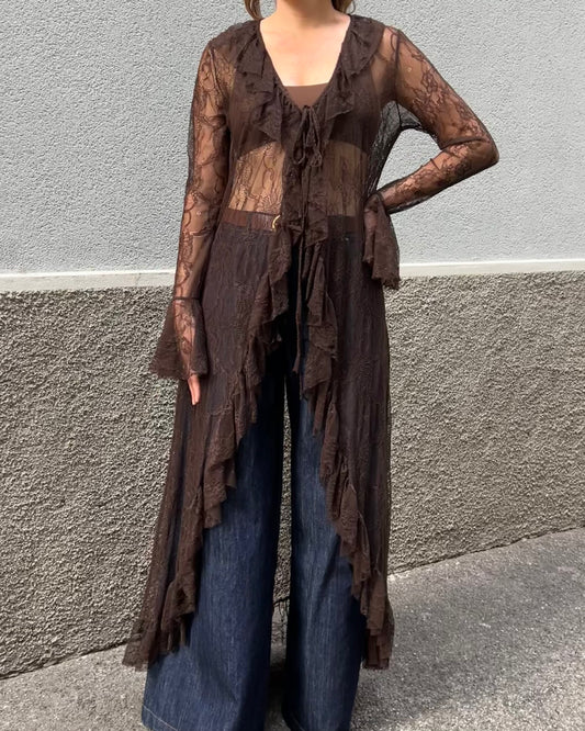 Kimono in pizzo
