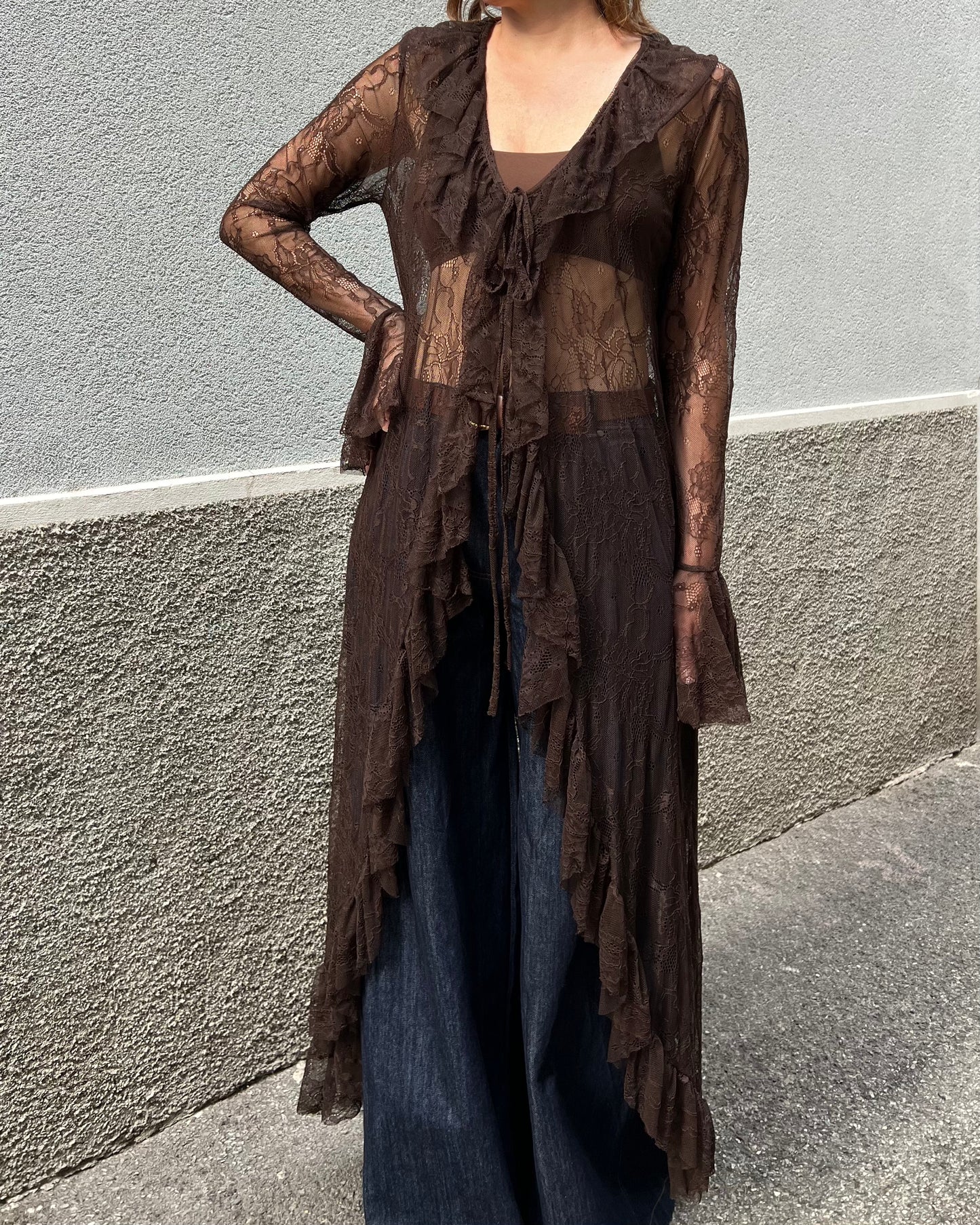 Kimono in pizzo