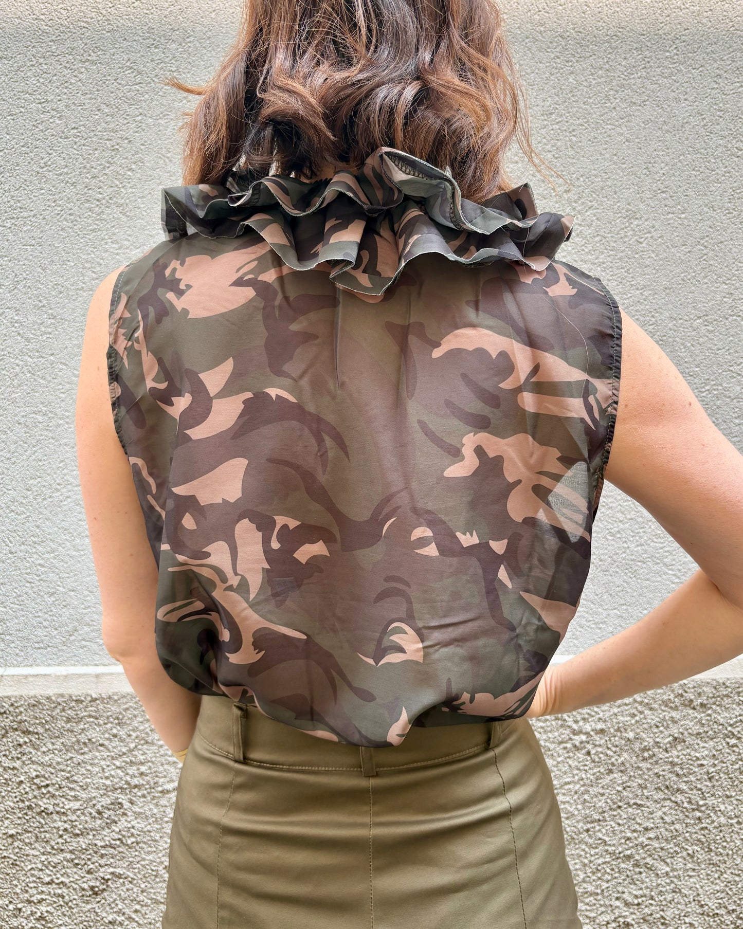 Blusa camouflage