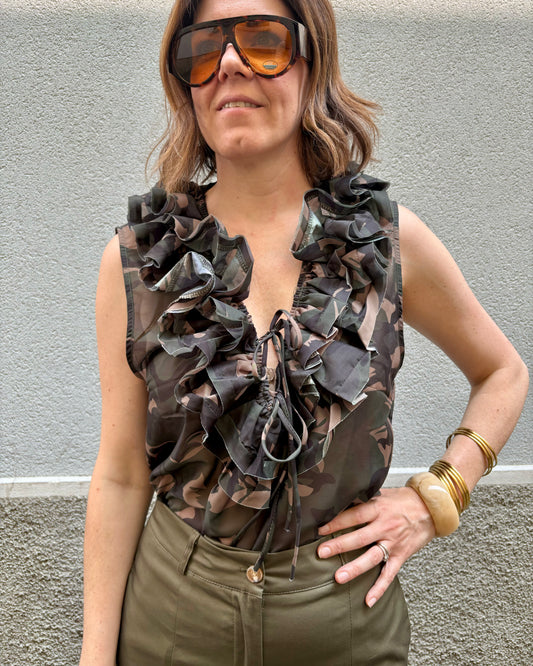 Blusa camouflage