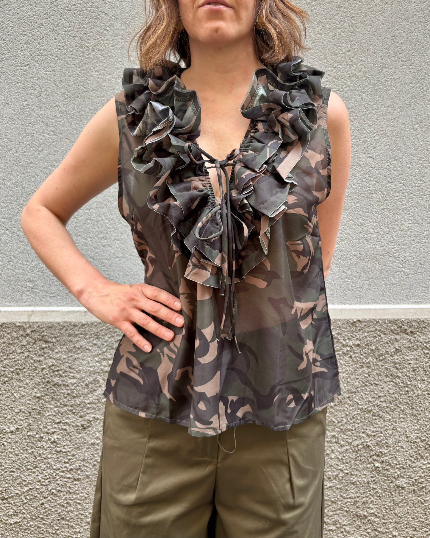 Blusa camouflage