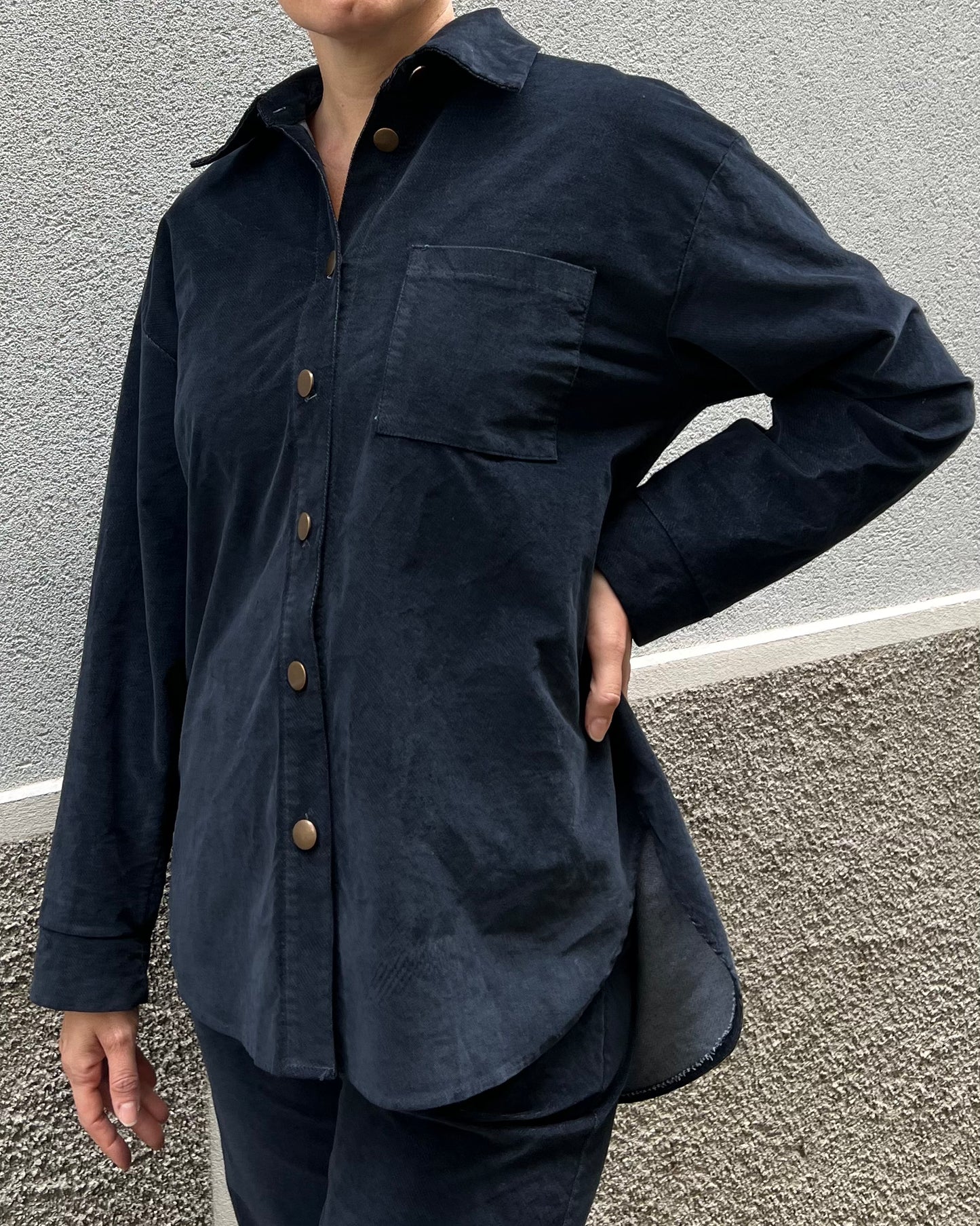 Camicia in velluto
