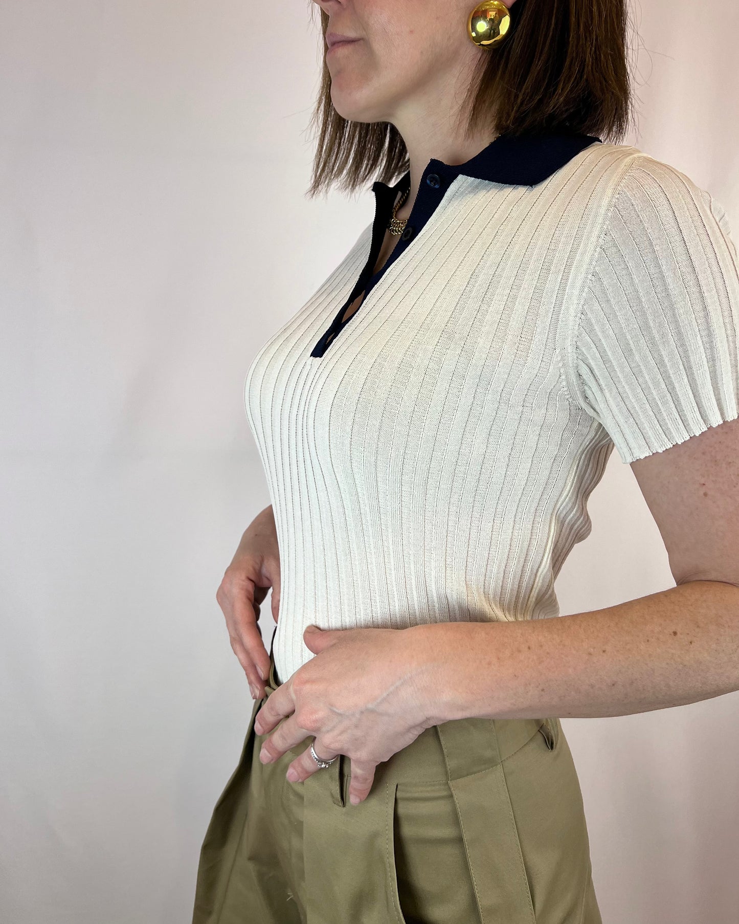 Polo bicolore