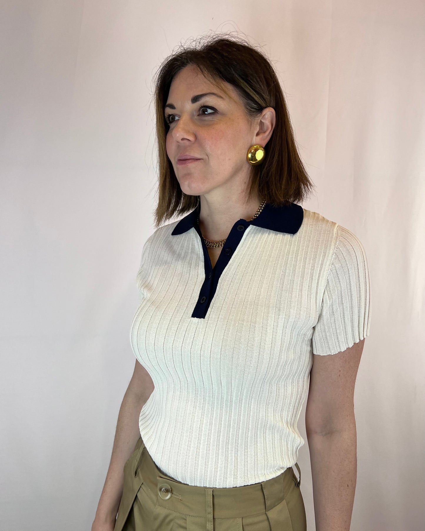Polo bicolore