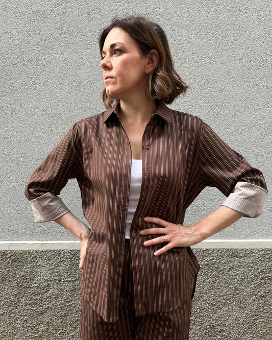 Camicia a righe