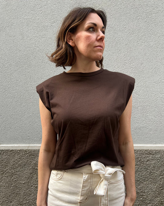 T-shirt spalline rinforzate