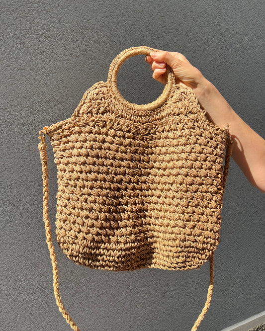 Tote Bag in Rafia