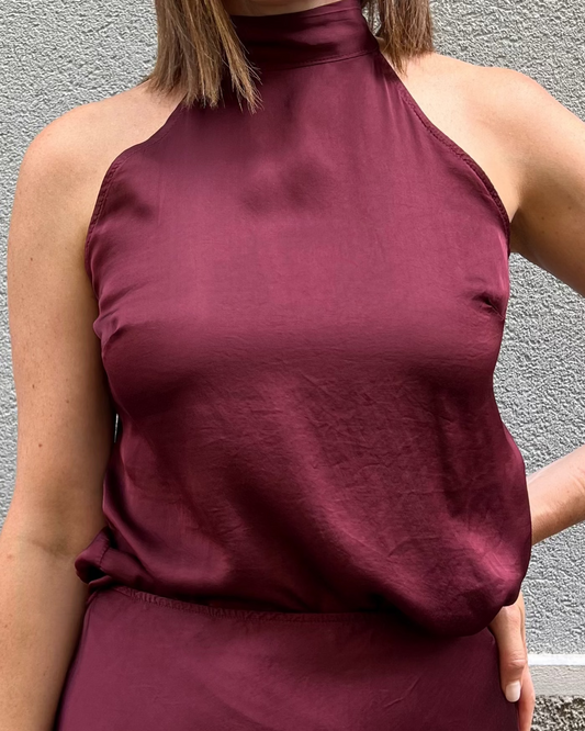 Top scollo halter