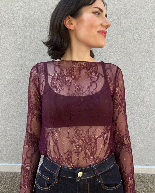 Maglia in pizzo